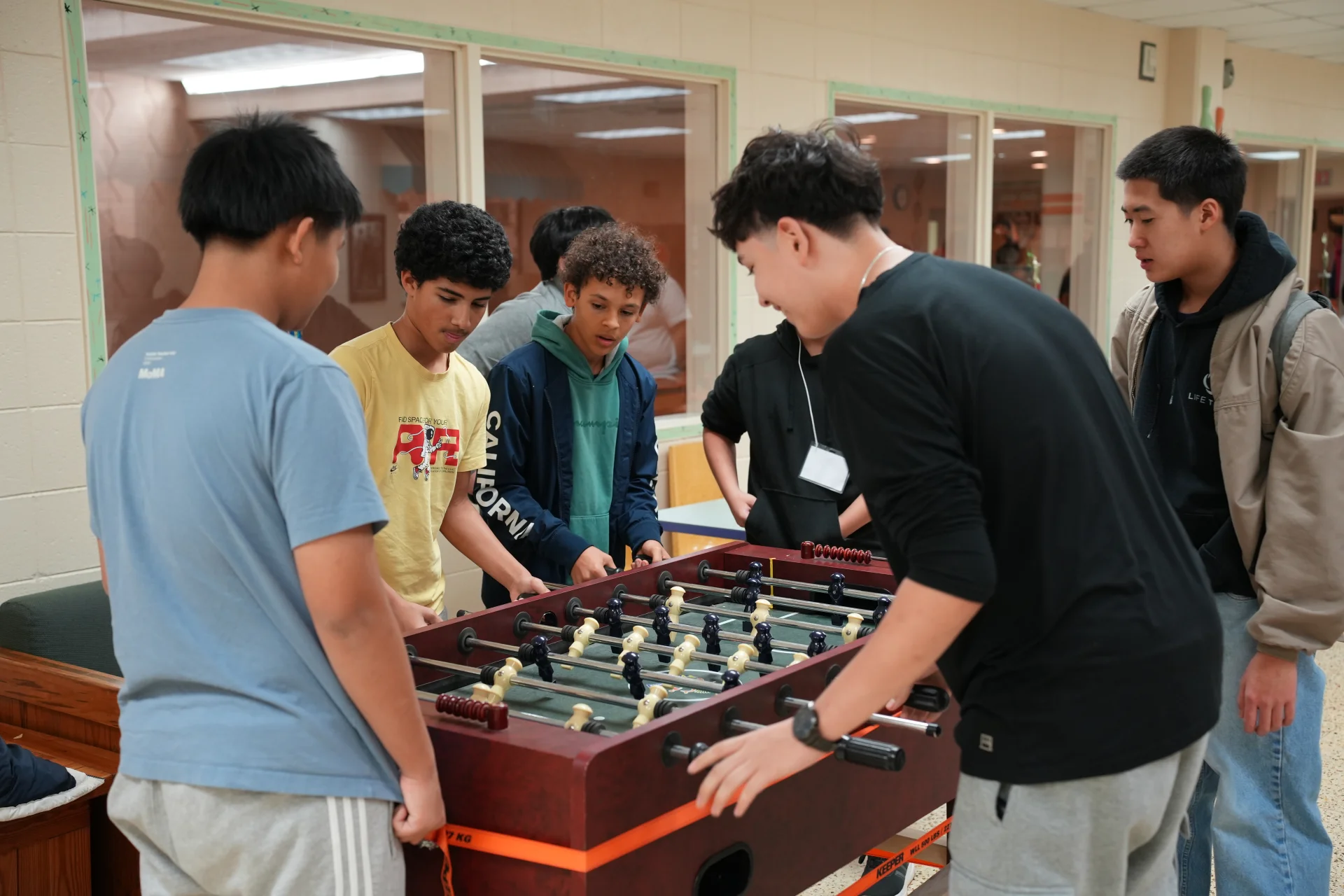 students playing games at SLS